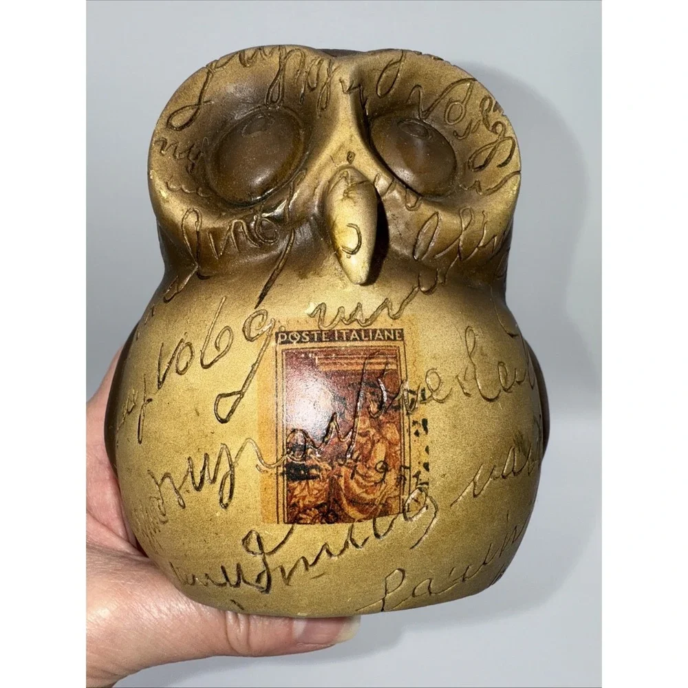 Unique Vintage Owl Figurine Unbranded